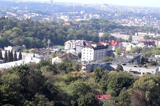 Панорама з дзвіниці церкви Покрову Пресвятої Богородиці на Верхньому Личакові