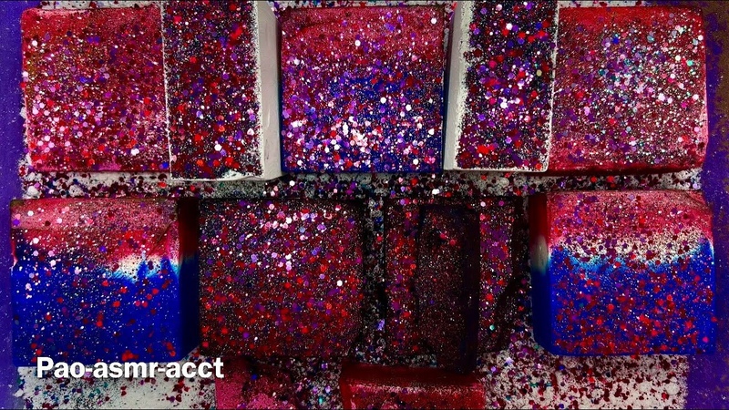10 dyed pj gym chalk blocks w, glitter , Eid Mubarak open collab,