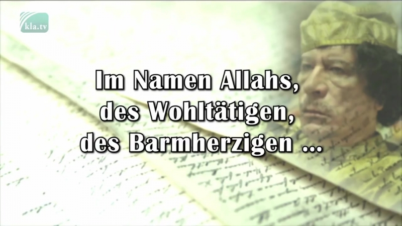 Das politische Testament Muammar al