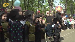 В ДЕТСКОМ САДУ №7 ПРОВЕЛИ МИНИ-ПАРАД ПОБЕДЫ