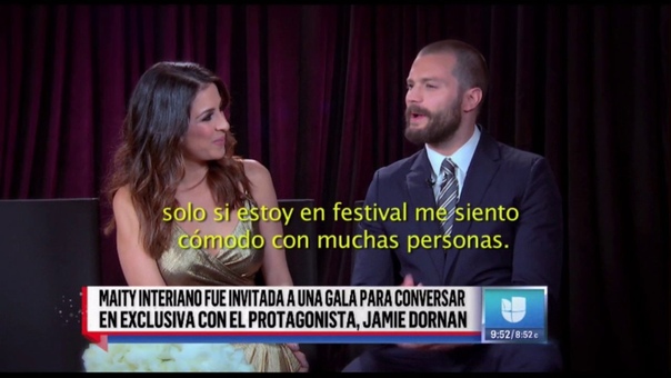 Jamie Dornan Despierta America Interview