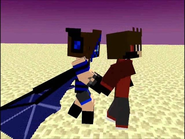 Minecraft animation Ender love