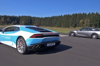 Lamborghini Huracan LP610-4 vs 800HP Nissan R35 GT-R!