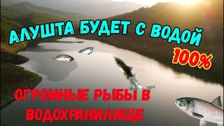 Крым.ИЗОБИЛЬНЕНСКОЕ(АЛУШТИНСКОЕ) водохранилище.Приход ПРЕВЫШАЕТ расход.Идёт НАПОЛНЕНИЕ вдхр.