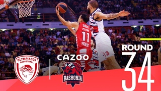 Olympiacos clinches first place! |  Round 34, Highlights | Turkish Airlines EuroLeague