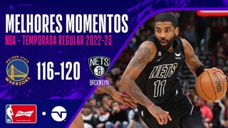 AULAS DE KYRIE IRVING E VITRIA DO NETS! GOLDEN STATE WARRIORS X BROOKLYN NETS | MELHORES MOMENTOS