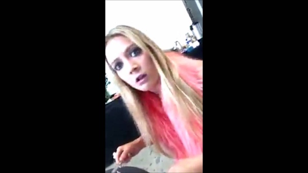 Billie Lourd on the set of Scream Queens ( July 17,