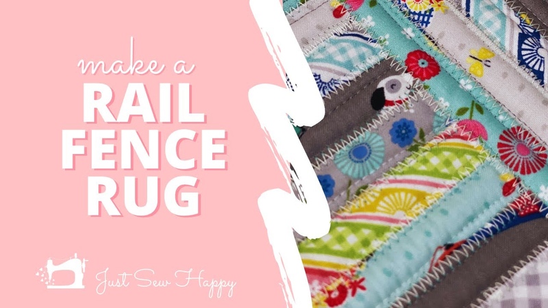 Rail Fence Rug Jelly Roll Day