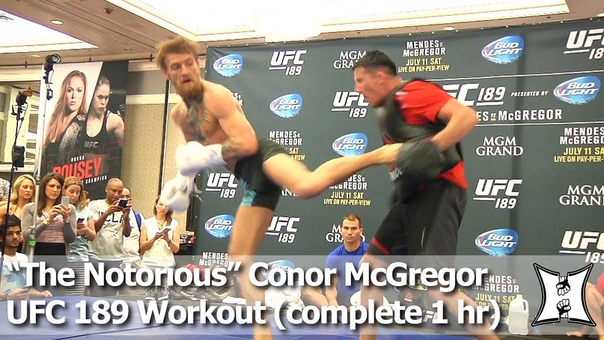 UFC 189: Conor Mc Gregor s Complete Open Workout Before Interim FW Title Fight w, Chad