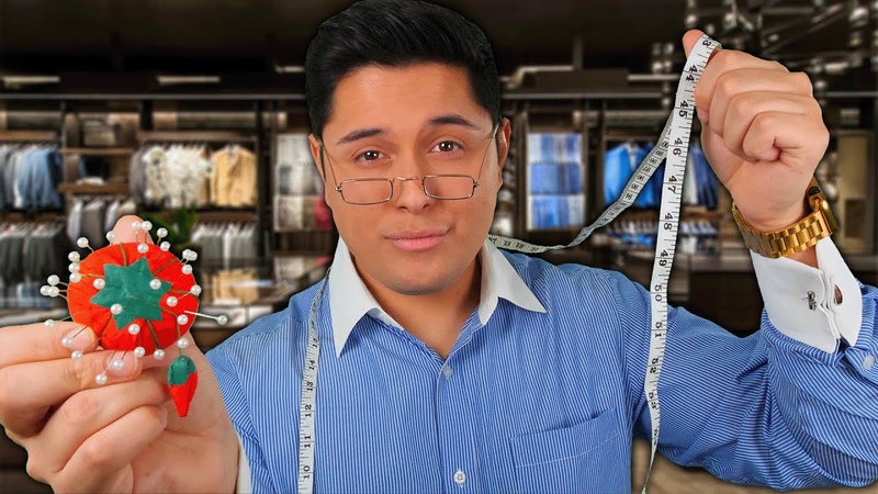 ASMR, Italian Mob Boss Tailors You a NEW Suit, Measuring, Scissors, Sewing, Personal