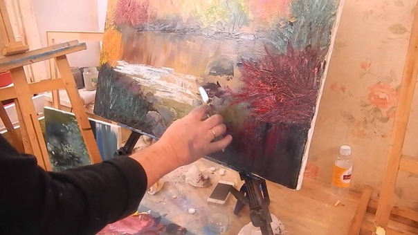 Igor Sakharov artist, video tutorial painting drawing