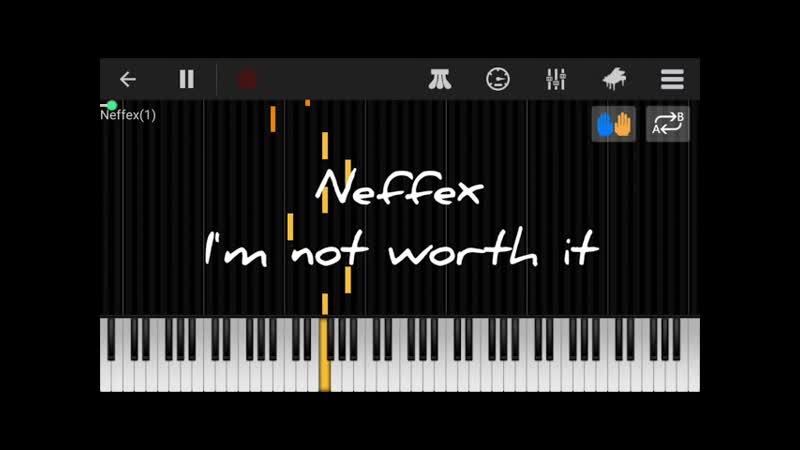 Neffex Im not worth it piano cover coffine