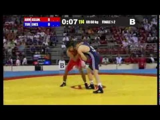 Finale GR 60 Kg (ARM) ASLANYAN Karen vs (TUR) ENES Basar