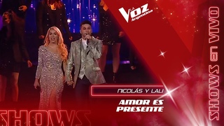 Nico Olmedo y Lali - Amor es presente - La gran final  La Voz Argentina 2021
