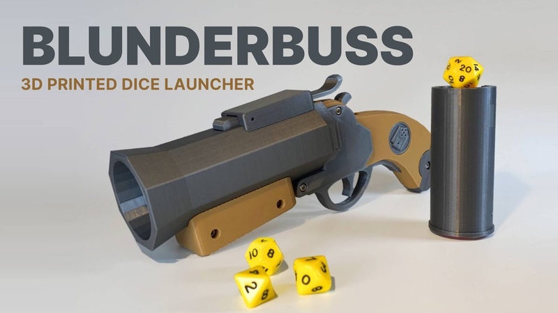 How To Make Dice Blunderbuss 3 D Printed Multiple Dice