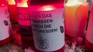 Dresdner lassen nicht zu, dass das Gedenken an die Opfer der Bombardierung von Dresden verschwindet.
