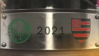 Chamada da GRANDE FINAL da Libertadores 2021 no SBT - Palmeiras x Flamengo (27/11/2021)
