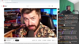 Forsen Reacts to Cop Vs. Katana Wielding Neckbeard