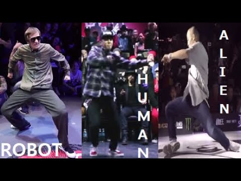 Robot VS Human VS Alien, , Incredible Dance Moves Ver. 4 Dance Battle