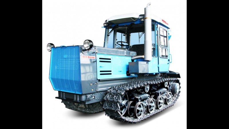 Культивация зябы трактором ХТЗ. The cultivation of plowed fields tractor