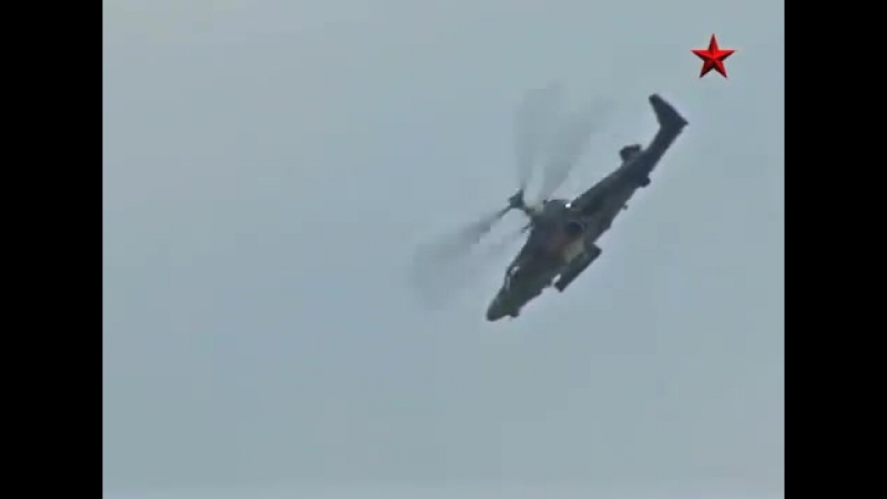 Выступление Ка 52 Аллигатор в Ле