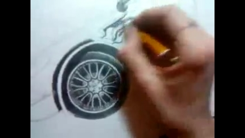 Drawing Infiniti FX35 by Angel