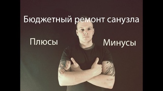 Бюджетный ремонт санузла - плюсы и минусы