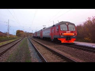 Электропоезд ЭД9М - замена кругляков в Серебряных прудах