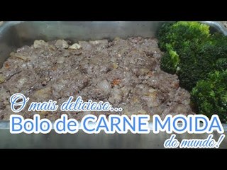 O melhor Bolo de CARNE MODA que j experimentei na vida. Uma delcia sem igual.