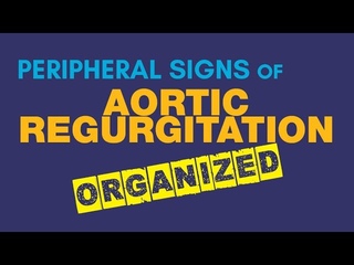 Peripheral Signs in Aortic Regurgitation Makes Diagnosis Easy