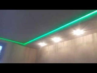 Парящие натяжные потолки видео - отзывы клиента