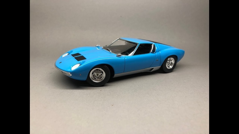 Hasegawa: Lamborghini Miura P400 SV Full Build Step by