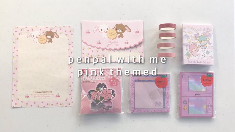 penpal with me, 3, pink