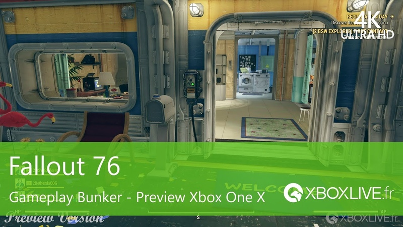 4 K Fallout 76 Preview Gameplay Bunker Xbox One