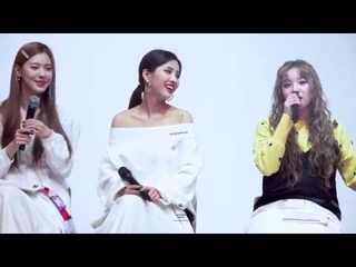 190406 Greeting day - 여자아이들 with neverland 서로 휴대폰에 저장된이름