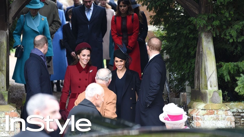 Kate Middleton and Meghan Markle at Christmas Day Church service, In
