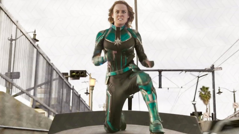 Train Fight Scene CAPTAIN MARVEL (2019) Movie