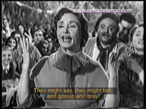 Tita Merello Se Dice de Mi ( English Subtitles) From the Movie Mercado de Abasto ( Lucas