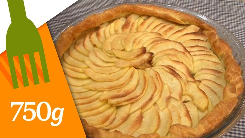 Vraie Tarte aux pommes maison, French apple tart English subtitles