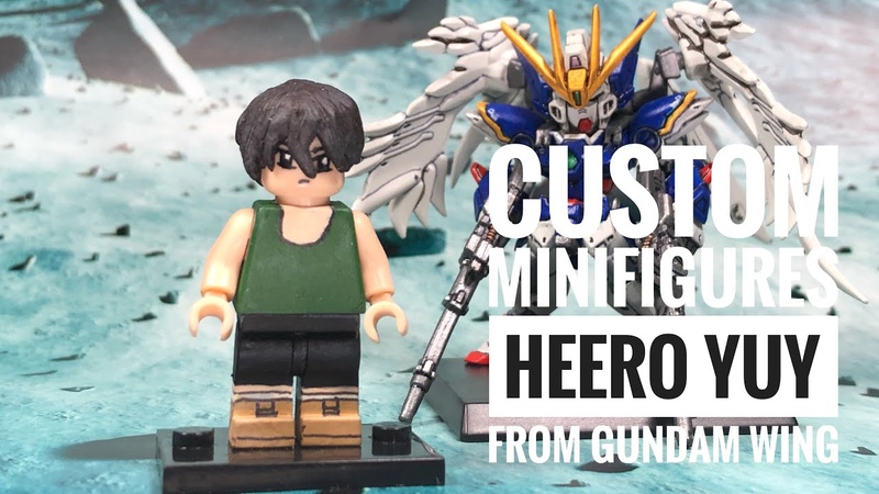 Custom minifigures : Heero Yuy from Gundam