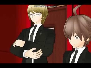 [MMD] byakuya on naegi Get low and komahina