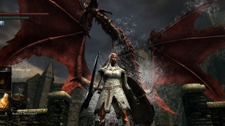 Заблудшая душа убивает Виверну (Красный Дракон) (Dark Souls, 07 серия)