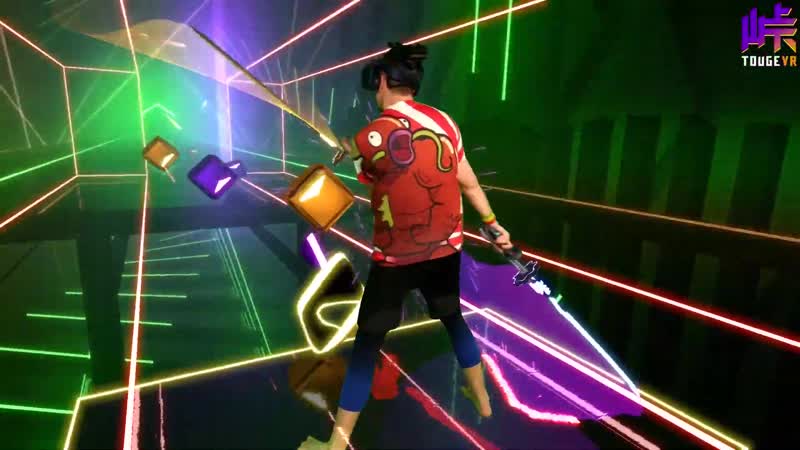 Gas Gas Gas but its a 10 Lane Beat Saber