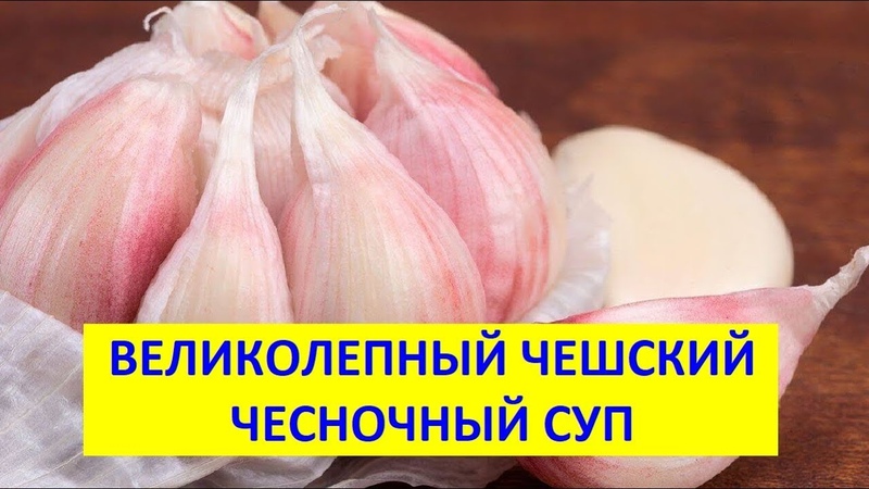 ВЕЛИКОЛЕПНЫЙ ЧЕШСКИЙ ЧЕСНОЧНЫЙ СУП, GORGEOUS CZECH GARLIC