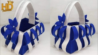 Ide Kreatif Tas cantik dari kardus bekas || Best recycle ideas || Handmade