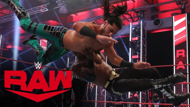 Apollo Crews, Mustafa Ali Ricochet vs. The Hurt Business: Raw, Aug. 17,