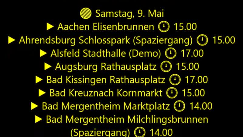 DEMO TERMINE und