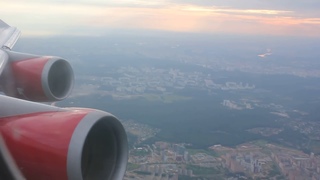 Москва - Анталья. Boeing 747-400 а/к Россия взлет, прерванная посадка, уход на второй круг