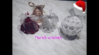 Pallina di Natale all’uncinetto #3