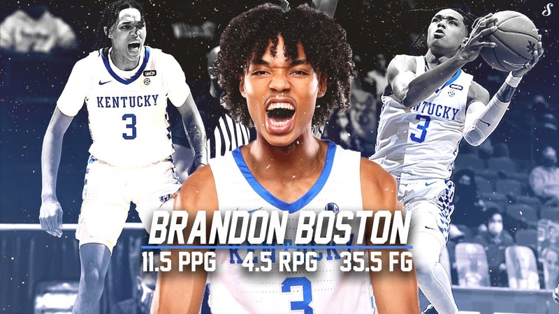 B. J. Boston Kentucky 2020 21 Full Season Highlights, 11. 5 PPG 4. 5 RPG 35. 5